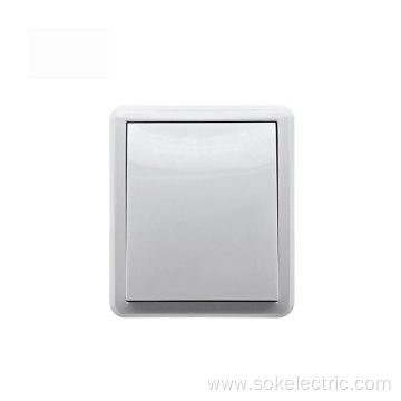 New Design 1 Gang wall switch board With Intermediate Light white electrical switches